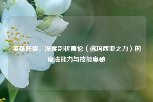 英雄联盟，深度剖析盖伦（德玛西亚之力）的魔法能力与技能奥秘