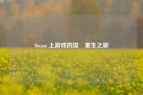 Steam 上游戏的涅槃重生之旅
