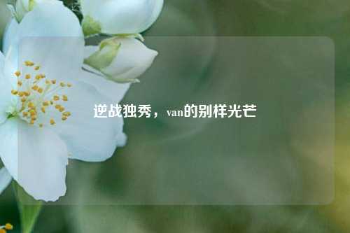 逆战独秀,van的别样光芒