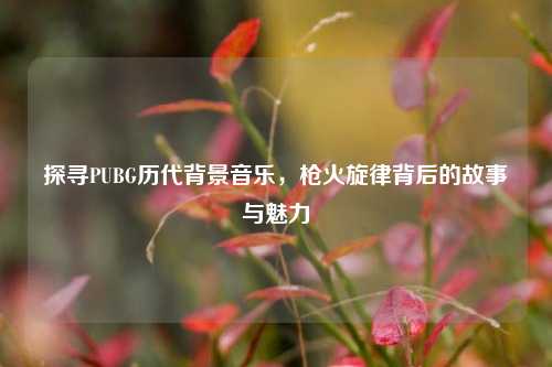 探寻PUBG历代背景音乐,枪火旋律背后的故事与魅力