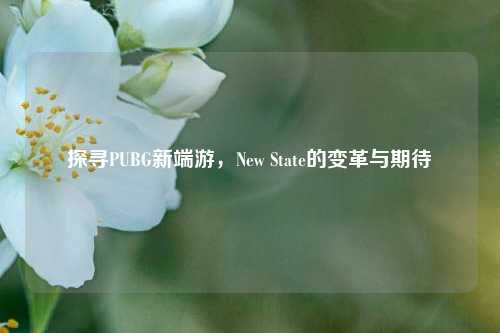 探寻PUBG新端游，New State的变革与期待