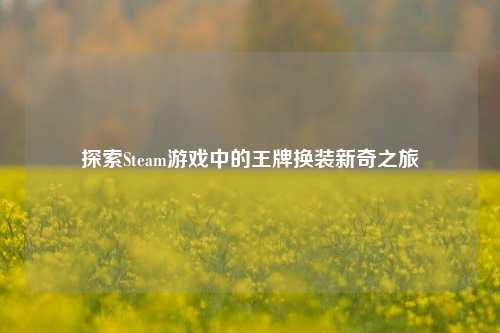 探索Steam游戏中的王牌换装新奇之旅