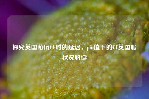 探究英国游玩CF时的延迟,pin值下的CF英国服状况解读