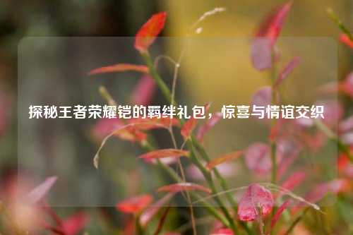 探秘王者荣耀铠的羁绊礼包,惊喜与情谊交织