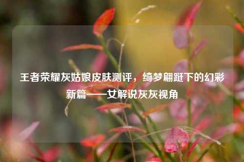 王者荣耀灰姑娘皮肤测评,绮梦翩跹下的幻彩新篇——女解说灰灰视角
