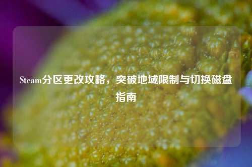 Steam分区更改攻略,突破地域限制与切换磁盘指南